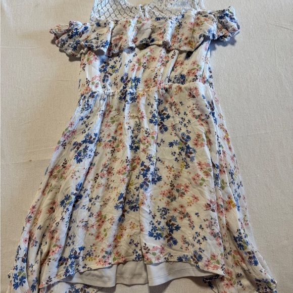 Knit Works Girls Size 12 Floral Ruffle Dress - Picture 6 of 7